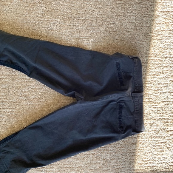 J Brand Charcoal Black/Grey Jodhpur Ankle Zip Skinny Shark Skin Pants - Picture 10 of 11